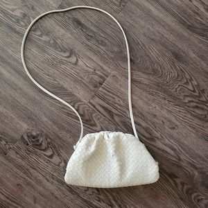 Cream Crossbody Dumpling Bag